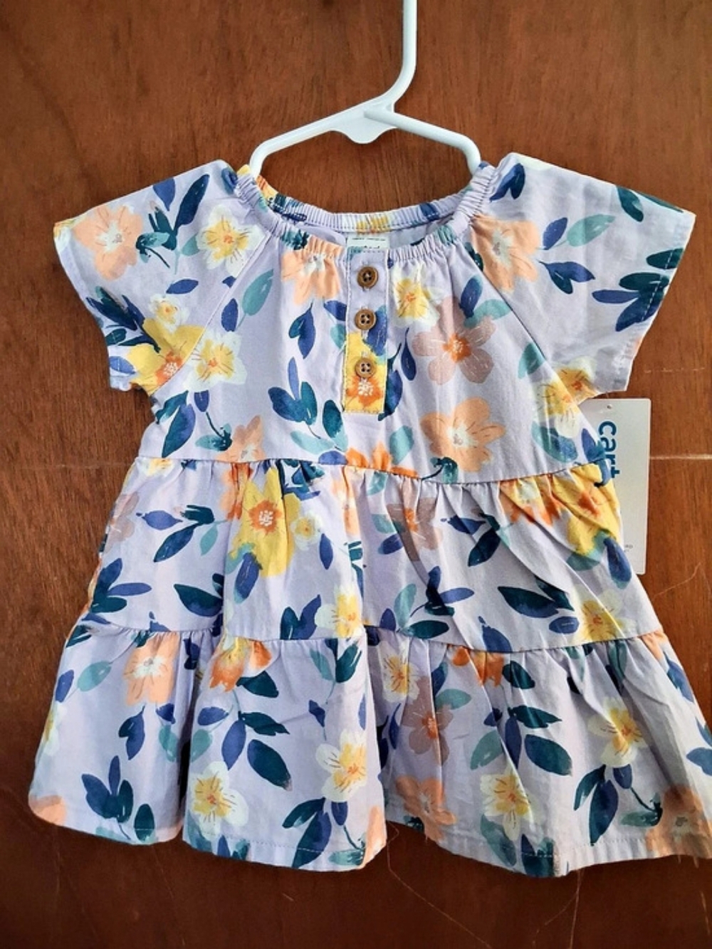 Carter's Floral Tiered Dress Baby Floral Dress Size 3M NWT